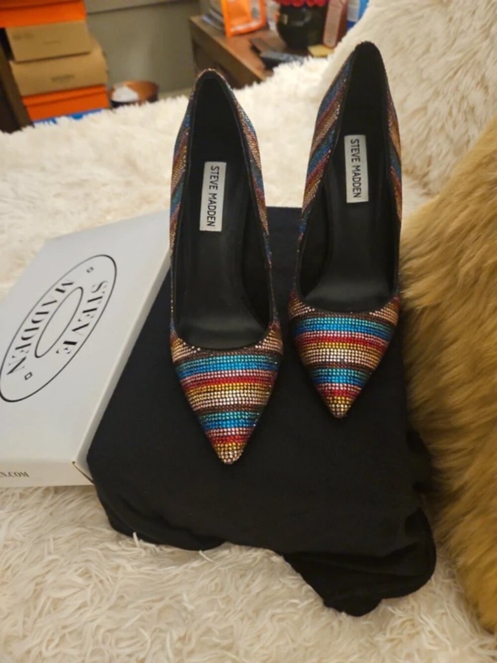 Steve Madden Daisy's Bright Multi Pumps Size 7